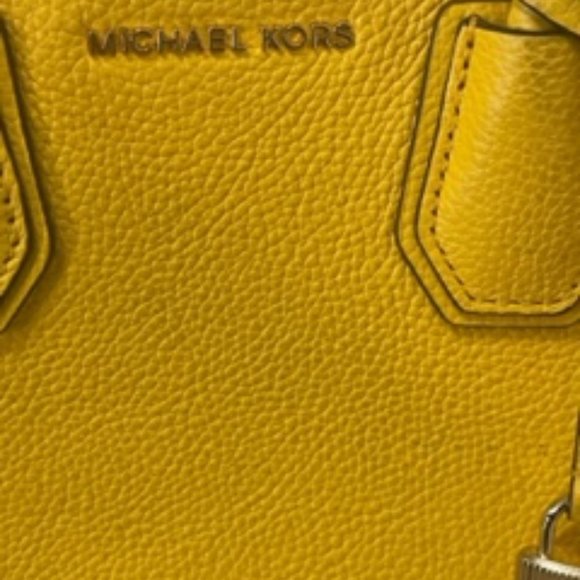 Yellow Leather Michael Kors Small Shoulder/Crossbody Bag - Picture 3 of 7